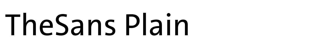TheSans Plain